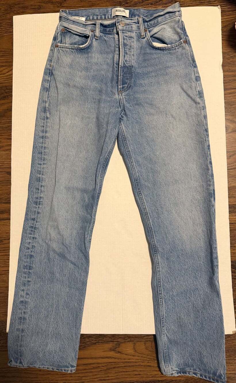 AGOLDE 90s Pinch Waist High Rise Straight Leg Jeans Size 26